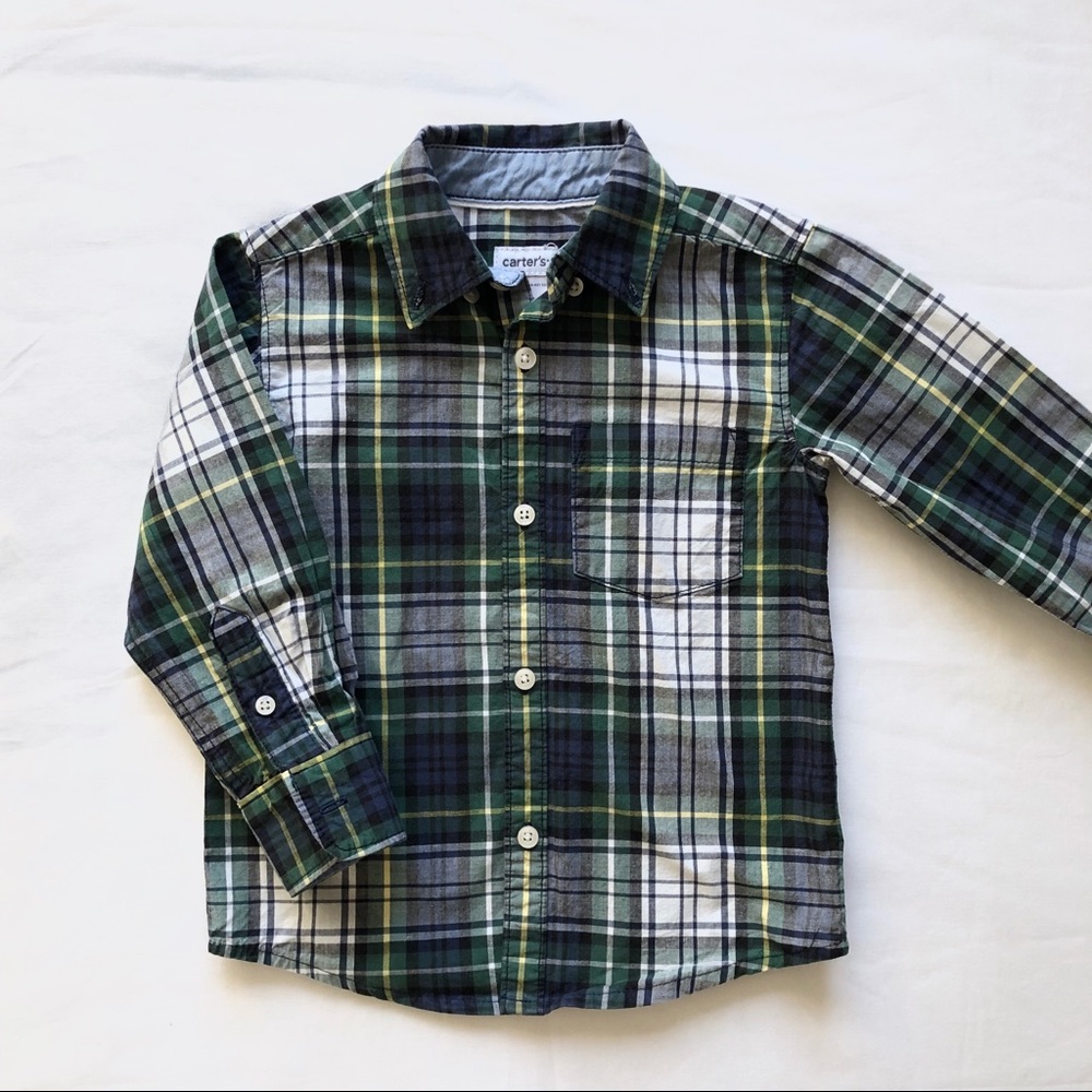 Carter’s plaid shirt